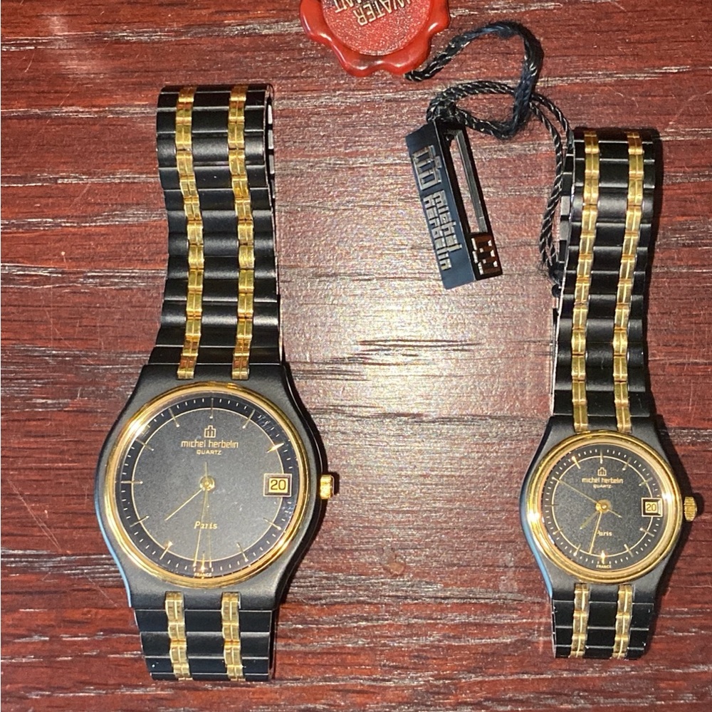 His & Hers Matching Brand New Vintage michel herbelin - Paris